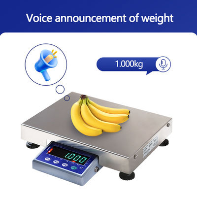 6kg Voice Announcement Electronic Table Industrial Weighing Scales Platform SOHE AT-B