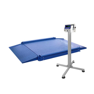 Industrial Carbon Steel Platform Scale 1.5m x 1.5m Ultra Low with Double Folded Ramp