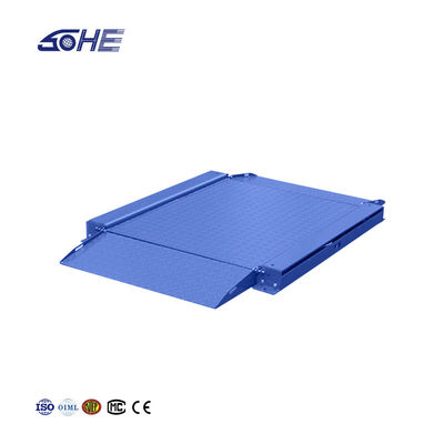 Industrial Carbon Steel Platform Scale 1.5m x 1.5m Ultra Low with Double Folded Ramp