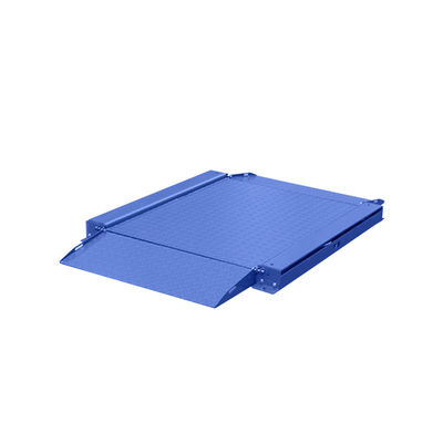 Industrial Carbon Steel Platform Scale 1.5m x 1.5m Ultra Low with Double Folded Ramp