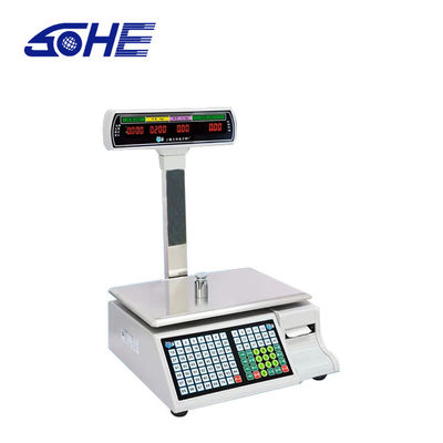 Customized Cash Register Scale with Barcode Label Printer Power Supply DC10.5V/1000mA