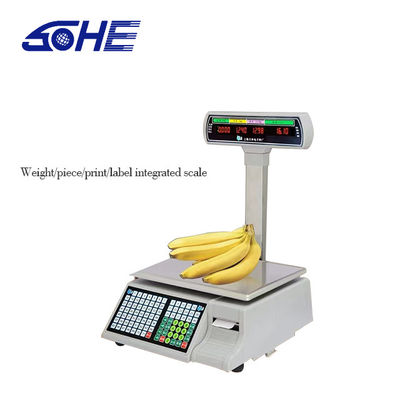 Customized Cash Register Scale with Barcode Label Printer Power Supply DC10.5V/1000mA