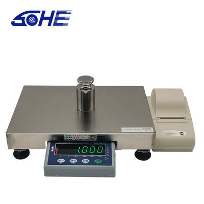 Barcode Label Printing Digital Desk Scale with LED Display and DC10.5V/1000mA Power Supply