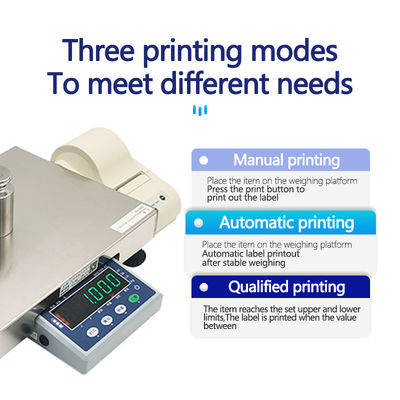 SOHE ATP 6KG Table Scale with Printing Label ODM Supported Weighing 3-30KG Waterproof