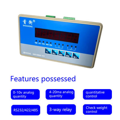 SHK8 Batching Scale Control System Weight Control Indicator with 3 Inputs and 3 Outputs