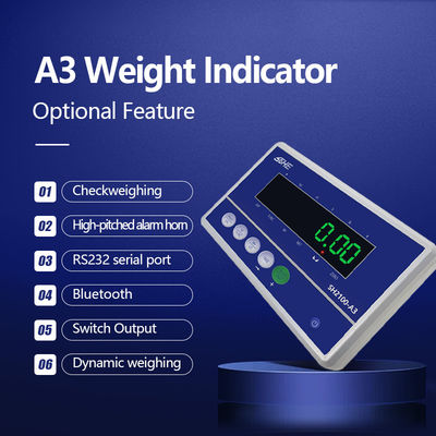 SOHE A3C Meter Weighing/Print Indicator Instrument Sensor Display with AC/DC Power Supply