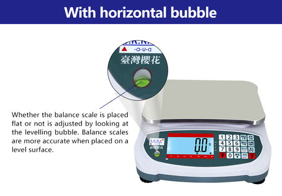 Counting Table Scale with 30000-60000 Precision Configuration LCD Screen Unit g oz lb