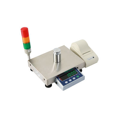 LED Display 6KG Three-color Steel Alarm Lights with U Disk Storage and Printing Needs