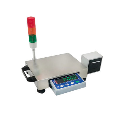 LED Display 6KG Three-color Steel Alarm Lights with U Disk Storage and Printing Needs