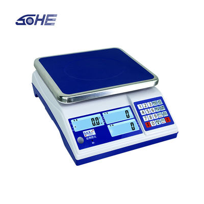 30kg Maximum Range LCD Display Conventional Counting Table Scale for Industrial Weighing