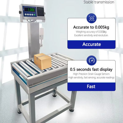 High Precision Food Checkweigher 15-500kg 580*800mm with Stainless Steel Conveyor