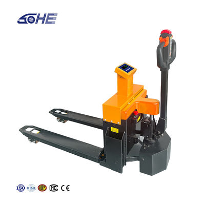 Battery-Powered SOHE 1-3 Ton Narrow Electric Pallet Truck with Scale and LED Display