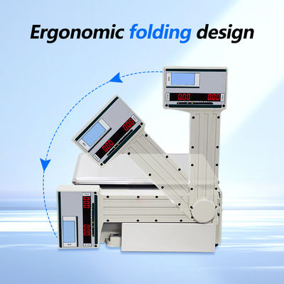 15kg Touch Screen Label Printing Weighing Scale with LED LCD Display and 1*RS232 Port Type