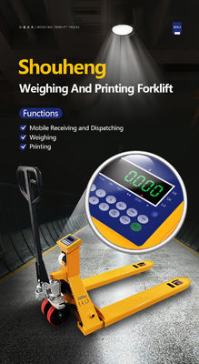 SOHE 1-3t Electric Pallet Truck with Scale and Label Printing  ODM LED Display