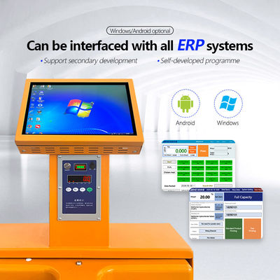 3000KG Weighing Printing Scales SOHE Electric Intelligent Windows System Touch Screen