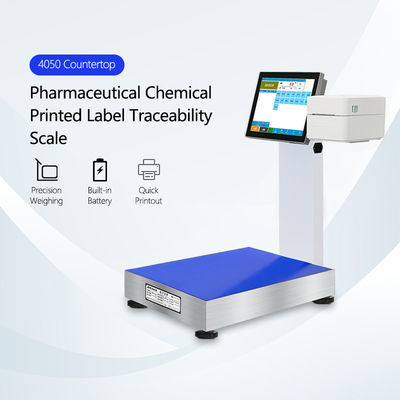 LCD Display Pharmaceutical Chemical Label Printing Device for 400mm*500mm Table Size