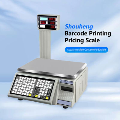 Streamlined 30kg Division 10g Table Scale with Advanced Printing and Bar Code Function