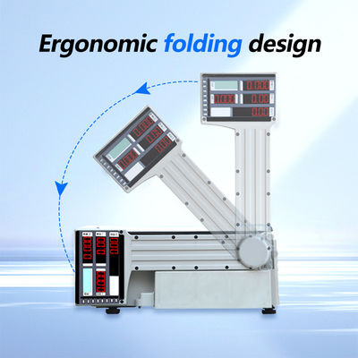 Streamlined 30kg Division 10g Table Scale with Advanced Printing and Bar Code Function