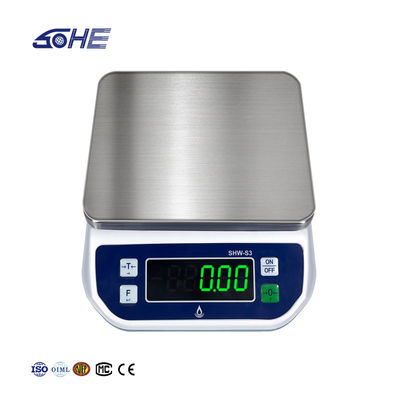 6KG Capacity LED Display Waterproof Scale for Food Processing Baking and High Precision