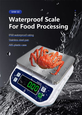 SOHES3 1.5KG High Precision Stainless Steel ABS Waterproof Scale for Food Processing