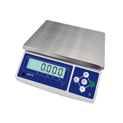 SHWDL-15KG Ethernet Function Table Scale with LCD Display and AC/DC Power Supply
