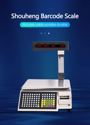 Advanced Printing Bar Code Table Scale SHW-TMB 30kg with AC 100-240V/DC21V Power