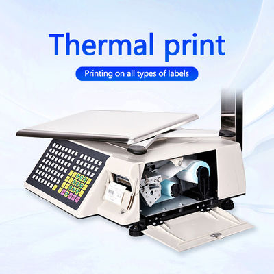 Advanced Printing Bar Code Table Scale SHW-TMB 30kg with AC 100-240V/DC21V Power