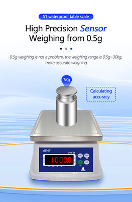 Customizable S1 Waterproof Table Electronic Scale with 15kg Capacity and ODM Support