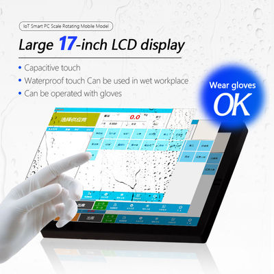 Windows 10 System 150kg Capacity Industrial Weighing Scale with 15-inch Touch Screen