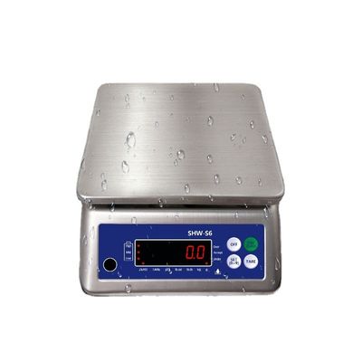 ODM Supported Double Screen 30kg Waterproof Table Electronic Scale with LED Display