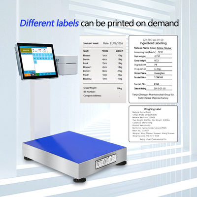 SOHE 1000KG Advanced Y15W Printing Label Traceability Weighing Scale