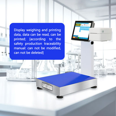 SOHE 1000KG Advanced Y15W Printing Label Traceability Weighing Scale