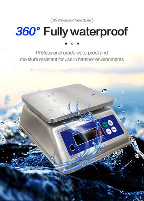 Table Scale Double Screen 30kg Electronic Scale Made of 304 Stainless Steel Material