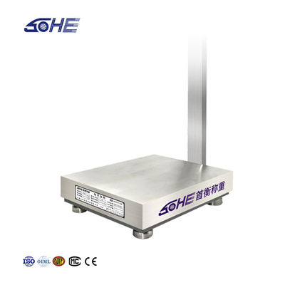 Power Supply 10.5V/1A 200KG Stainless Steel Scale for Seafood and Food Factories