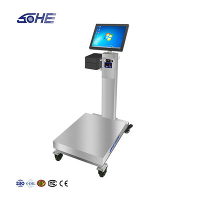 Weighing Industrial Platform Scale 60cm by 80cm with Rotating 15&quot; Android Touchscreen