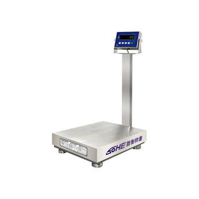 Weighing A1S Square Pole Industrial Platform Scale 60cm*80cm Stainless Steel Waterproof