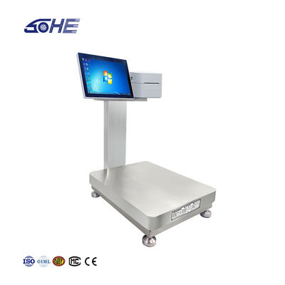 Smart Waterproof SOHE 60KG Plug-in Industrial Weighing Scales Platform for Processing