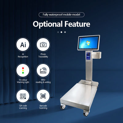 Customizable Label Platform Scale with 500KG Weight Capacity and 80mm Thermal Printer