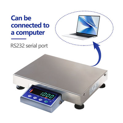 6KG Waterproof Digital Table Scale with Food-Grade Material and Table Size of 220*280mm