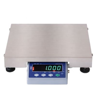 Industrial Waterproof Stainless Steel Weight Table Scale 15KG 2g for 240V Power