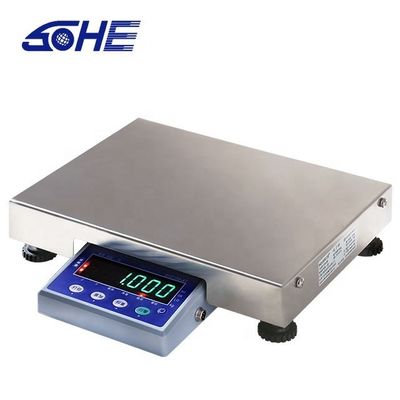 Industrial Waterproof Stainless Steel Weight Table Scale 15KG 2g for 240V Power