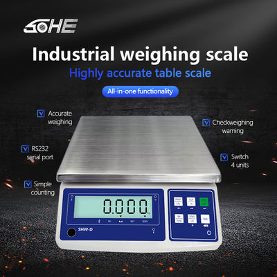 SOHE WD 3KG Industrial Weighing Scale with LCD Display and AC220V/50HZ Power