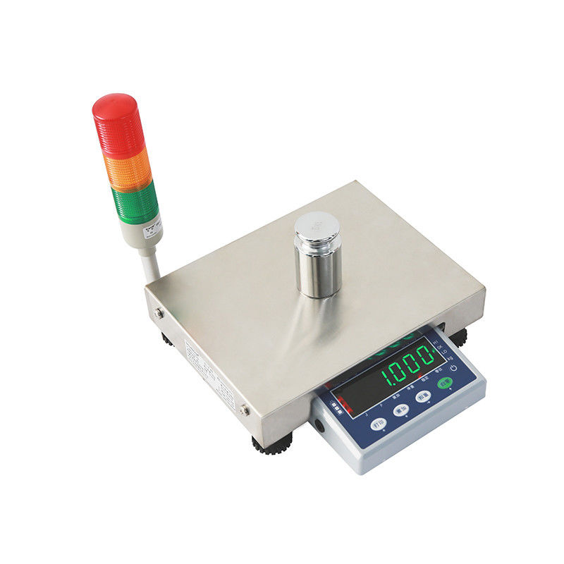 Industrial Weighing Scale 3kg Three Color Alarm with Bluetooth Communication Method