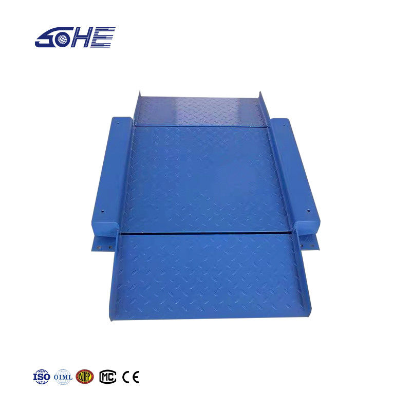 Industrial Carbon Steel Platform Scale 1.5m x 1.5m Ultra Low with Double Folded Ramp