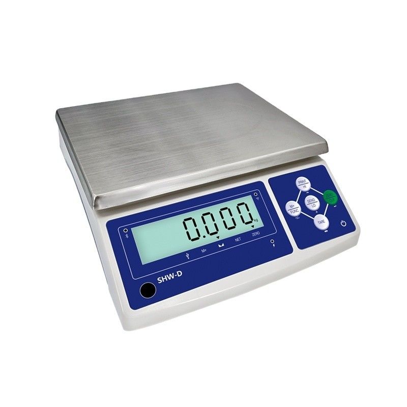 SHWDL-30KG USB Storage Communication Scale with LCD Display and AC/DC Power Supply