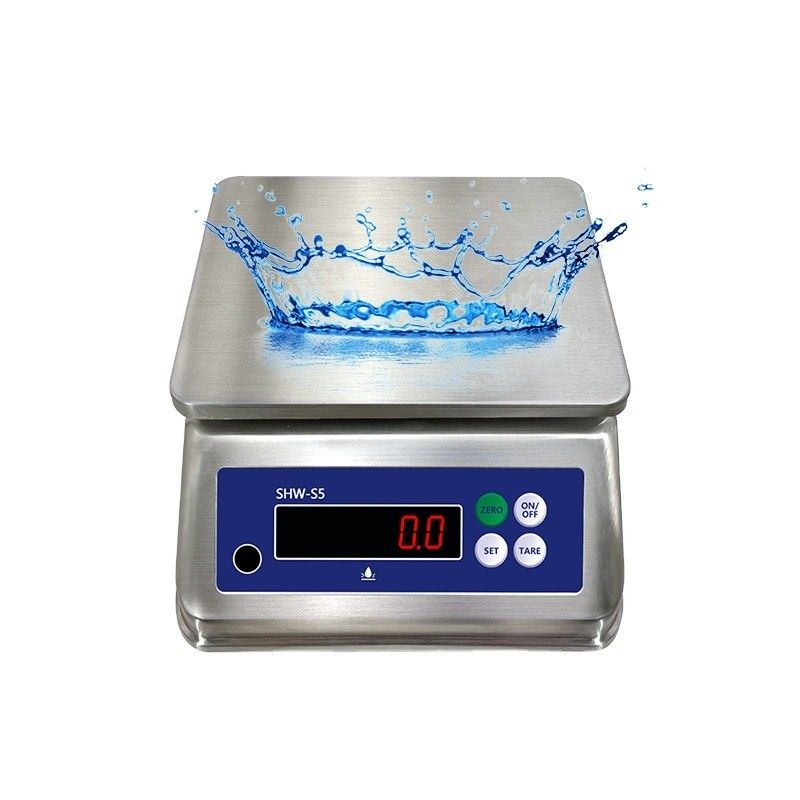 SOHE S5 3KG Stainless Steel Scale with Dual LED Display and IP68 Waterproof Rating