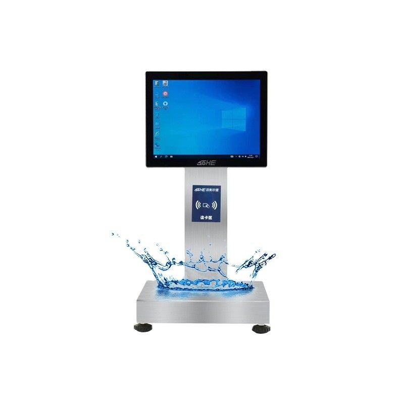 1- 15kg/5g Capacity Smart Card Piece Weighing Scale with 12-Inch Waterproof Touch Screen